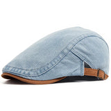 Henry™ | Casquette Plate en Denim Premium - Style Intemporel & Confort Quotidien