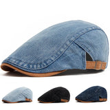 Henry™ | Casquette Plate en Denim Premium - Style Intemporel & Confort Quotidien