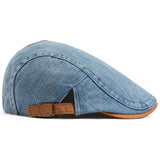 Henry™ | Casquette Plate en Denim Premium - Style Intemporel & Confort Quotidien