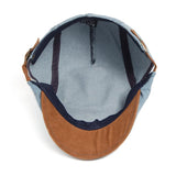 Henry™ | Casquette Plate en Denim Premium - Style Intemporel & Confort Quotidien