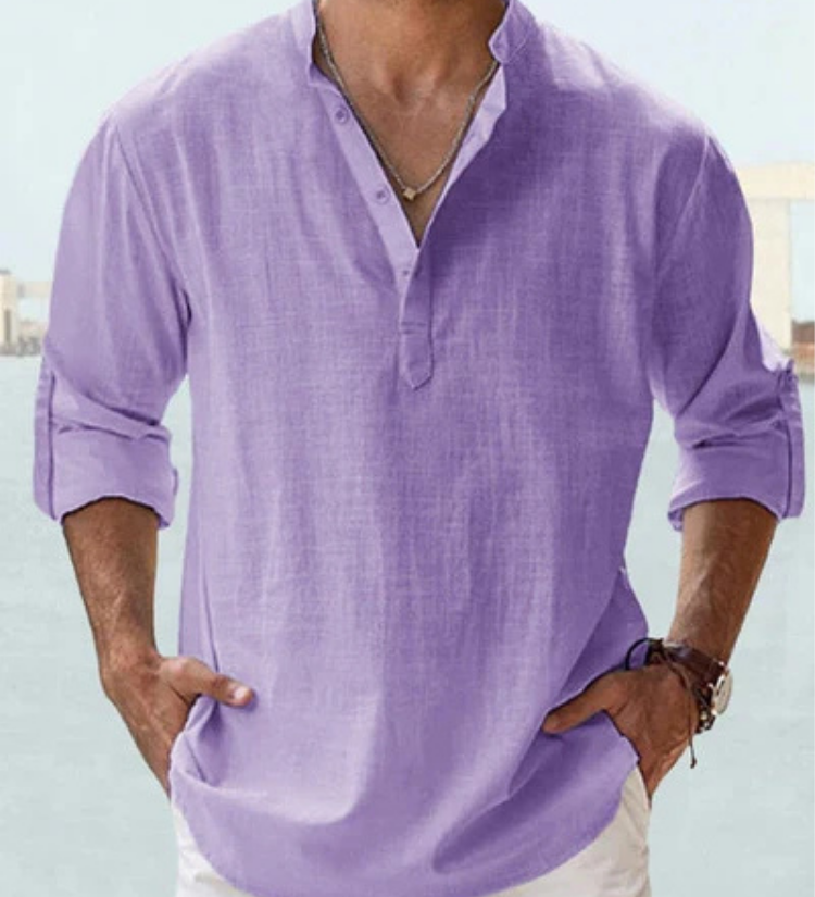 Chemise respirante en lin