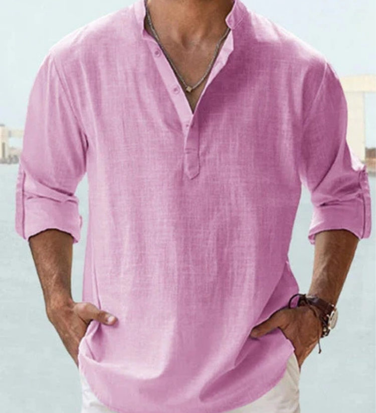 Chemise respirante en lin