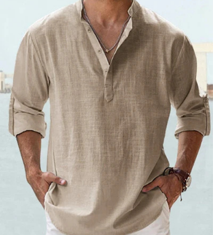 Chemise respirante en lin