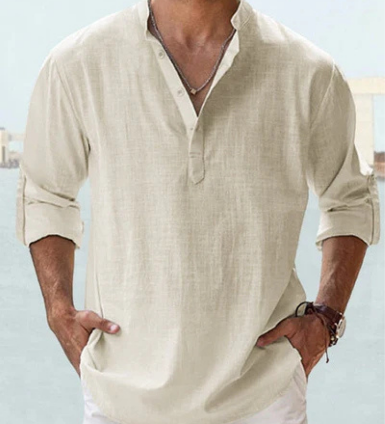 Chemise respirante en lin