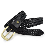 Ceinture en Cuir Tressé