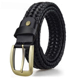 Ceinture en Cuir Tressé