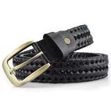 Ceinture en Cuir Tressé