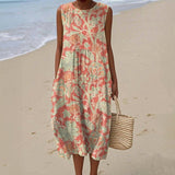 Robe Vintage à Imprimé Floral