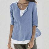 Blouse Élégante Décontractée