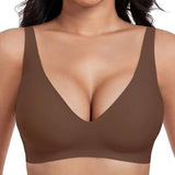 💗 DERNIER JOUR DES SOLDES – 60 % DE RÉDUCTION ⚡ 50K+ VENDUS 💕 Soutien-gorge sans armatures pour femme, confortable, effet push-up, bralette, sans coutures, idéal au quotidien avec décolleté en V profond.