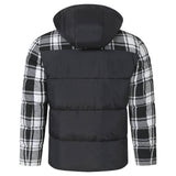 Veste Puffer à Carreaux