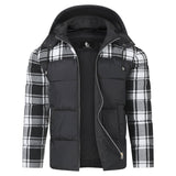 Veste Puffer à Carreaux