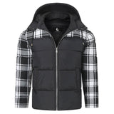 Veste Puffer à Carreaux