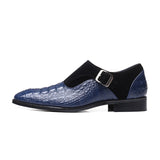 Chaussures de Ville Embossées Serpent