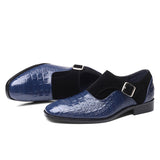 Chaussures de Ville Embossées Serpent