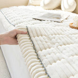 Housse de Protection pour Canapé pour Animaux en Peluche Matelassée Antidérapante